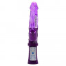 Фиолетовый анально-вагинальный вибратор MAGIC TALES MAGIC SPHERES RABBIT - 21,5 см.