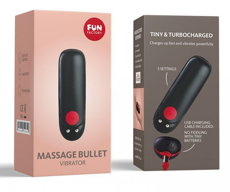Перезаряжаемая вибропуля Bullet с магнитной зарядкой