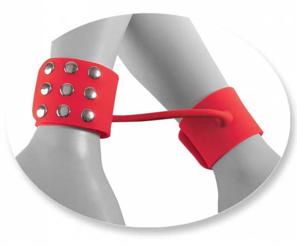 Силиконовые наручники SILICONE CUFFS RED