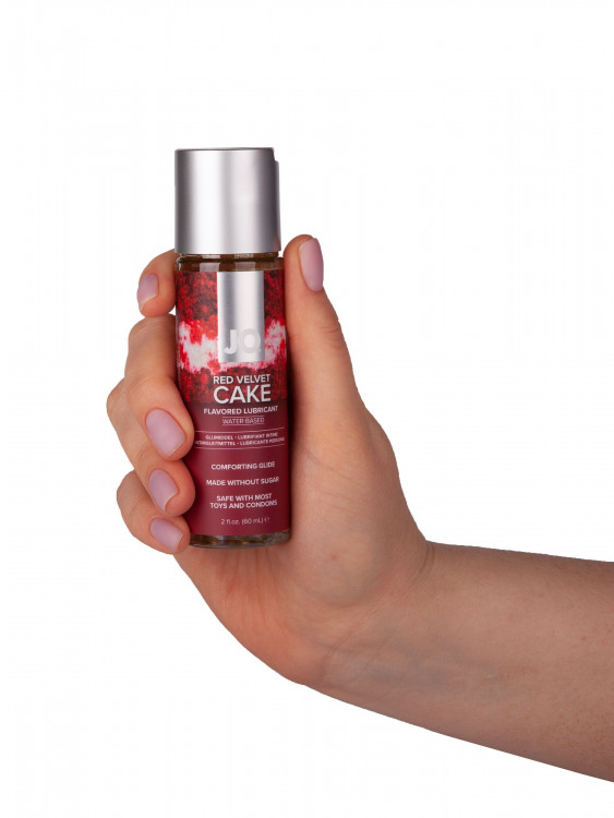 Лубрикант на водной основе JO H2O Red Velvet Cake Flavored Lubricant - 60 мл.