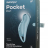Голубой вакуум-волновой стимулятор клитора с вибрацией Pocket Pro 1 Голубой вакуум-волновой стимулятор клитора с вибрацией Pocket Pro 1