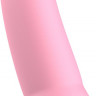 Розовая вибропуля Bmine Basic Curve - 7,6 см.