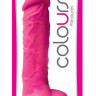Розовый фаллоимитатор Colours Pleasures 5  Dildo - 17,8 см.