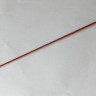 Длинный плетённый стек с наконечником-ладошкой и красной рукоятью - 85 см.