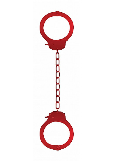 Красные оковы на ноги Pleasure Legcuffs