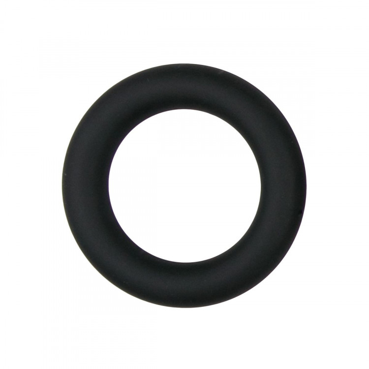Черное эрекционное кольцо Silicone Cock Ring Small