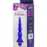 Фиолетовая анальная ёлочка с вибрацией - 20 см.