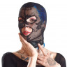 Кружевная маска-балаклава с отверстиями для глаз и рта
