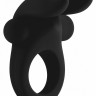 Черное эрекционное виброкольцо Bunny Silicone Cockring With Stimulating Ears Черное эрекционное виброкольцо Bunny Silicone Cockring With Stimulating Ears