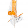 Оранжевый леденец  Пенис Amaretto  со вкусом амаретто