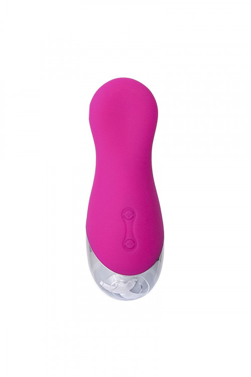 Розовый перезаряжаемый мини-вибратор Erotist - 11 см.
