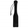 Черная шлепалка с петлёй Croco Paddle - 32 см. Черная шлепалка с петлёй Croco Paddle - 32 см.
