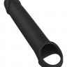 Черная насадка-удлинитель с вибрацией Vibrating Extender With Remote Черная насадка-удлинитель с вибрацией Vibrating Extender With Remote