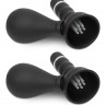 Черные вибропомпы на соски Cordless Vibrating Nipple Suckers Черные вибропомпы на соски Cordless Vibrating Nipple Suckers