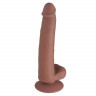 Коричневый фаллоимитатор SEDUCER Long John - 21,5 см. Коричневый фаллоимитатор SEDUCER Long John - 21,5 см.