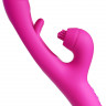 Розовый вибратор-кролик G Spot Ultra - 26,5 см.