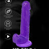Фиолетовый реалистичный фаллоимитатор Mr. Bold L - 18,5 см. Фиолетовый реалистичный фаллоимитатор Mr. Bold L - 18,5 см.
