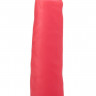 Розовый фаллоимитатор на подошве в виде присоски - 16,5 см.