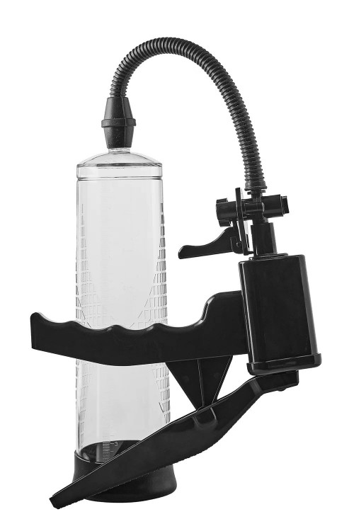 Прозрачная вакуумная помпа Pistol Penis Pump