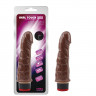 Коричневый вибратор-реалистик 7” Vibe Cock - 18 см. Коричневый вибратор-реалистик 7” Vibe Cock - 18 см.