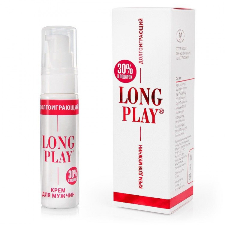 Пролонгирующий крем для мужчин Long Play - 20 гр.