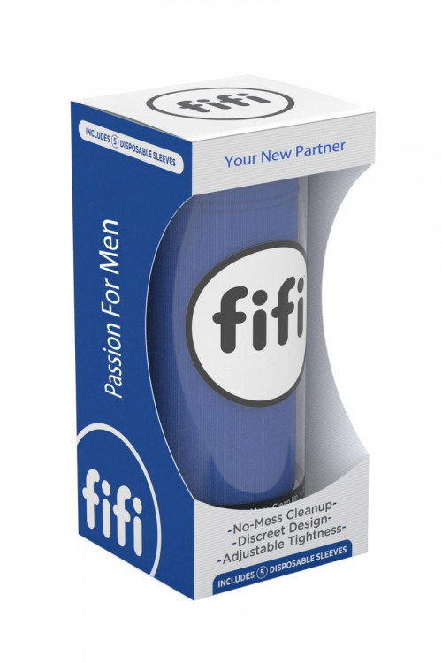 Синий нереалистичный мастурбатор FIFI MALE
