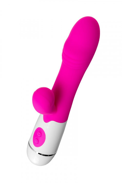 Розовый вибратор A-Toys Nixy - 23 см.