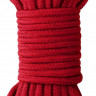 Красная веревка для бондажа Japanese Rope - 10 м.
