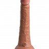 Кофейный фаллоимитатор 7  Silicone Dual Density Cock - 21 см.