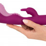 Фиолетовый вибратор A   G-Spot Rabbit Vibrator для стимуляции зон G и A - 23,6 см.