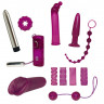Фиолетовый эротический набор из 12 предметов Surprise Surprise Lovetoyset 
