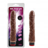 Коричневый вибратор-реалистик 9” Vibe Cock - 21,5 см. Коричневый вибратор-реалистик 9” Vibe Cock - 21,5 см.