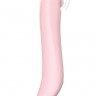 Нежно-розовый вибромассажер LUSTY WOODPECKER - 18 см.