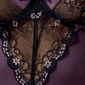 Корсет с кружевными вставками и рюшей по низу Irma corset