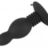 Черная анальная пробка с пружинным механизмом Bouncing Plug - 11,8 см. Черная анальная пробка с пружинным механизмом Bouncing Plug - 11,8 см.