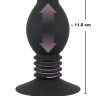 Черная анальная пробка с пружинным механизмом Bouncing Plug - 11,8 см. Черная анальная пробка с пружинным механизмом Bouncing Plug - 11,8 см.