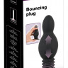 Черная анальная пробка с пружинным механизмом Bouncing Plug - 11,8 см. Черная анальная пробка с пружинным механизмом Bouncing Plug - 11,8 см.