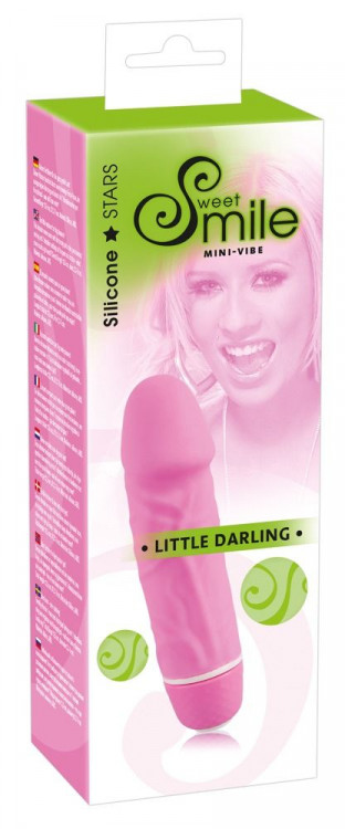 Миниатюрный вибратор Mini Little Darling - 12,5 см.