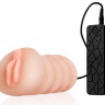 Мастурбатор-вагина REALSTUFF VIBRATING MASTURBATOR PUSSY с 10 режимами вибрации и проводным пультом Мастурбатор-вагина REALSTUFF VIBRATING MASTURBATOR PUSSY с 10 режимами вибрации и проводным пультом