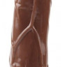 Коричневый вибратор-реалистик 9” Vibe Cock - 22,5 см. Коричневый вибратор-реалистик 9” Vibe Cock - 22,5 см.