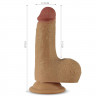 Кофейный вибратор Nature Cock Gabe 6 с голосовым приёмником - 15 см. Кофейный вибратор Nature Cock Gabe 6 с голосовым приёмником - 15 см.