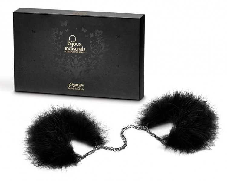 Перьевые наручники Za Za Zu Feather Handcuffs Bijoux