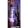Дымчатый вибратор Vibrating Rabbit с клиторальным отростком - 22 см.