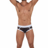 Черно-белые трусы-джоки Cult Jockstrap Черно-белые трусы-джоки Cult Jockstrap