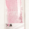 Гелевая розовая насадка с рельефом - 13,5 см.