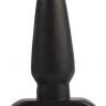 Черная анальная пробка Anal 4.6 Inch Anal Plug - 11,8 см.