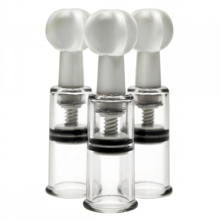 Набор из 3 помп для клитора и сосков Max Twist Clit and Nipple Triple Sucker Set