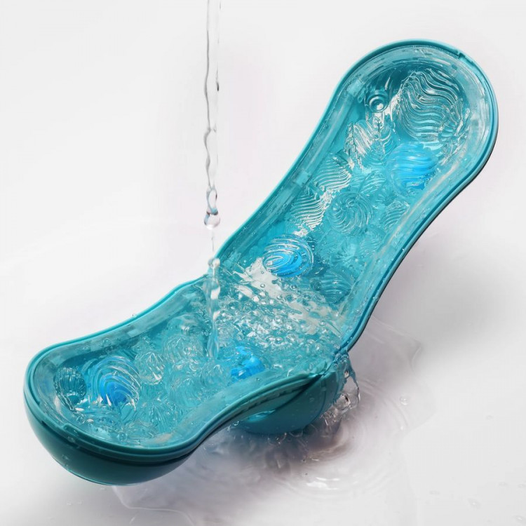 Голубой мастурбатор Tenga Flip ORB Ocean