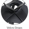 Кофейный поясной страпон Strap-On Harness with 9  Uncut Hollow Cock - 25,4 см. 