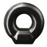 Черное эрекционное кольцо Drop Ring